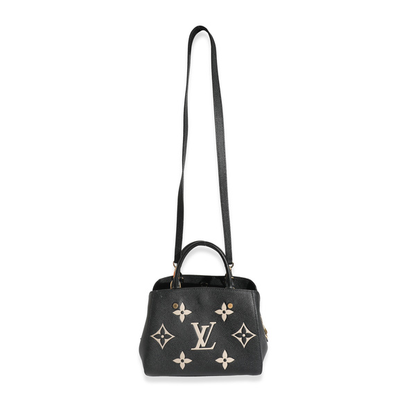Louis Vuitton Black Beige Monogram Empreinte Montaigne BB - Picture 5 of 6